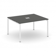 Style Project Стол переговорный SN-4P.SPRG-034 Антрацит/Металл Белый 1580*1180*750