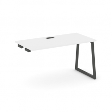 Style Project Стол-приставка к опор. элем. SN-4T1.OPRS-004 Белый/Металл Антрацит/Заглушка Пластик Че