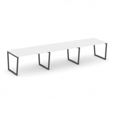 Style Project Стол переговорный SN-4T2.SPRG-024.3 Белый/Металл Антрацит 4740*980*750