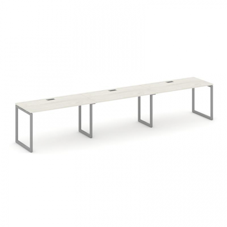 Style Project Рабочая станция 1 сторон. SN-4O.ORS-054 Дуб Наварра/Металл Серый 4740*800*750