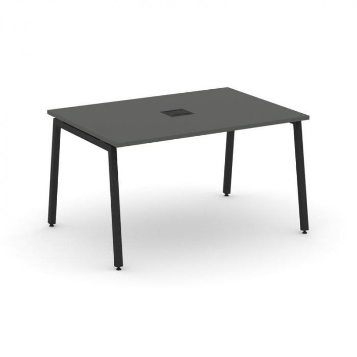 Стайл Проджект Стол переговорный SN-4A.SPRG-003 Антрацит/Металл Черный 1380*980*750