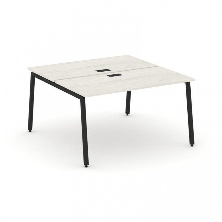 Style Project Рабочая станция 2-х сторон. SN-4A.DRS-002 Дуб Наварра/Металл Черный 1180*1232*750