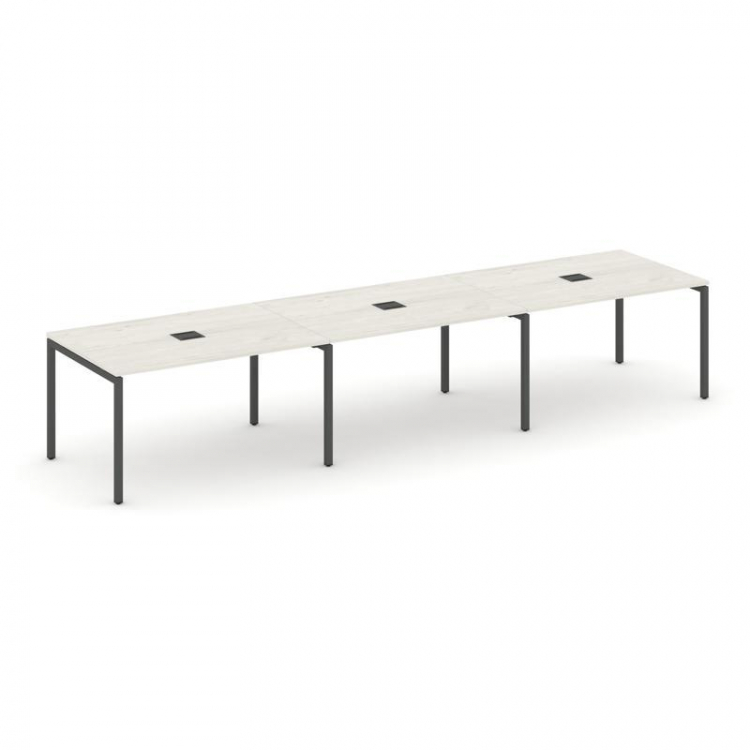 Style Project Стол переговорный SN-4P.SPRG-024 Дуб Наварра/Металл Антрацит 4740*980*750