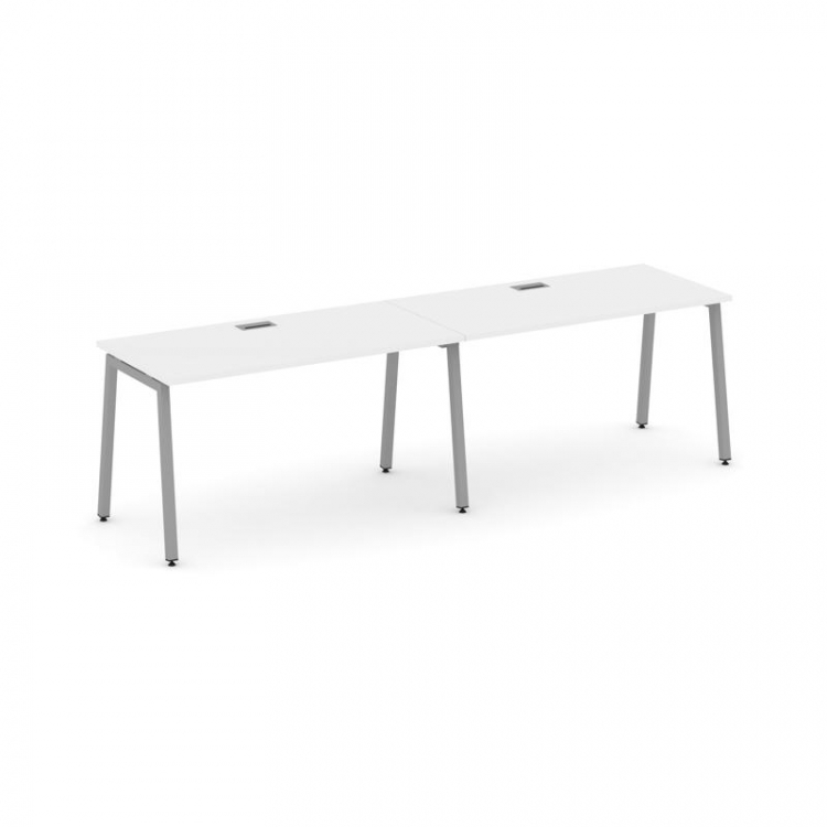 Style Project Рабочая станция 1 сторон. SN-4A.ORS-002 Белый/Металл Серый 2360*600*750