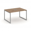 Style Project Стол переговорный SN-4O.SPRG-002 Дуб Табак/Металл Серый 1180*980*750