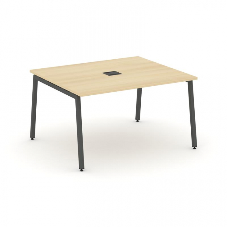 Style Project Стол переговорный SN-4A.SPRG-032 Акация Лорка/Металл Антрацит 1180*1180*750