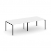 Style Project Стол переговорный SN-4P.SPRG-042.3 Белый/Металл Черный 2360*1180*750