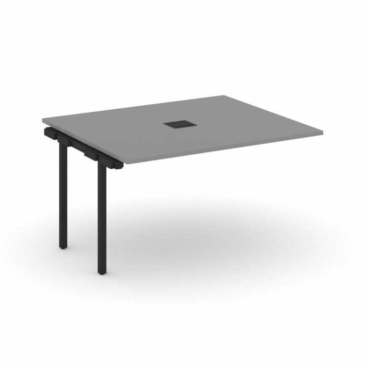 Стайл Проджект Проходной наборный элемент переговорного стола SN-4P.NSPRG-034 Серый Пепел/Металл Чер