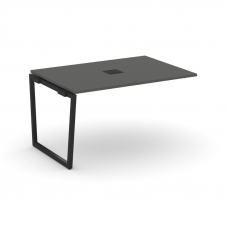 Style Project Проходной наб. элем. перег. стола SN-4T2.NSPRG-002 Антрацит/Металл Черный/Заглушка Мет