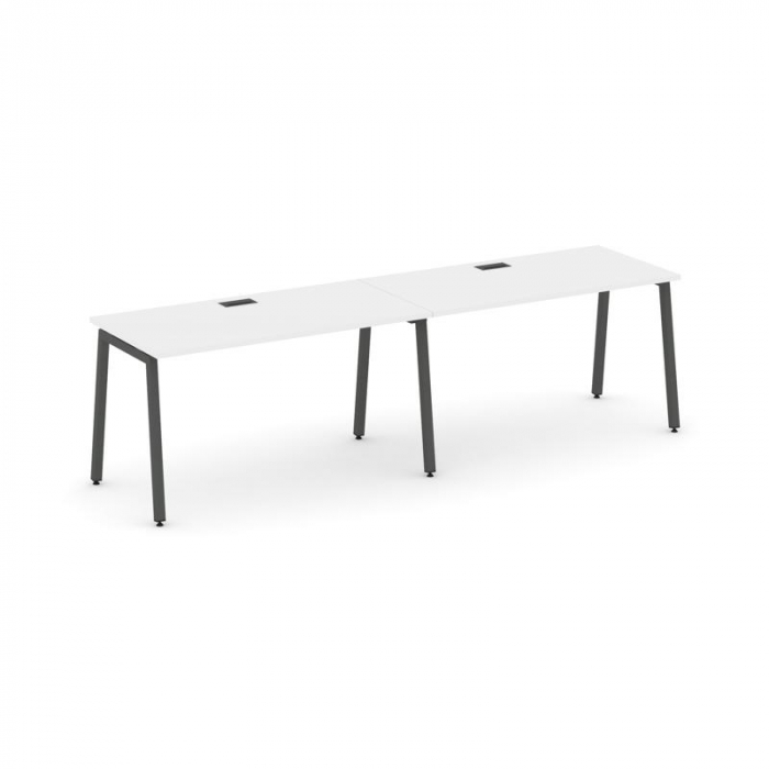 Style Project Рабочая станция 1 сторон. SN-4A.ORS-002 Белый/Металл Антрацит 2360*600*750