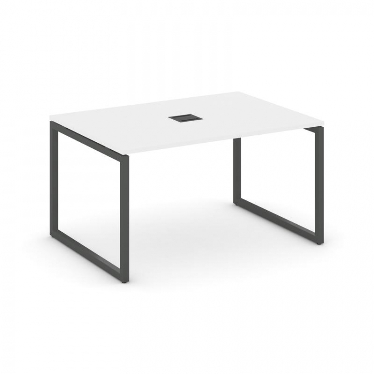 Style Project Стол переговорный SN-4O.SPRG-004 Белый/Металл Антрацит 1580*980*750