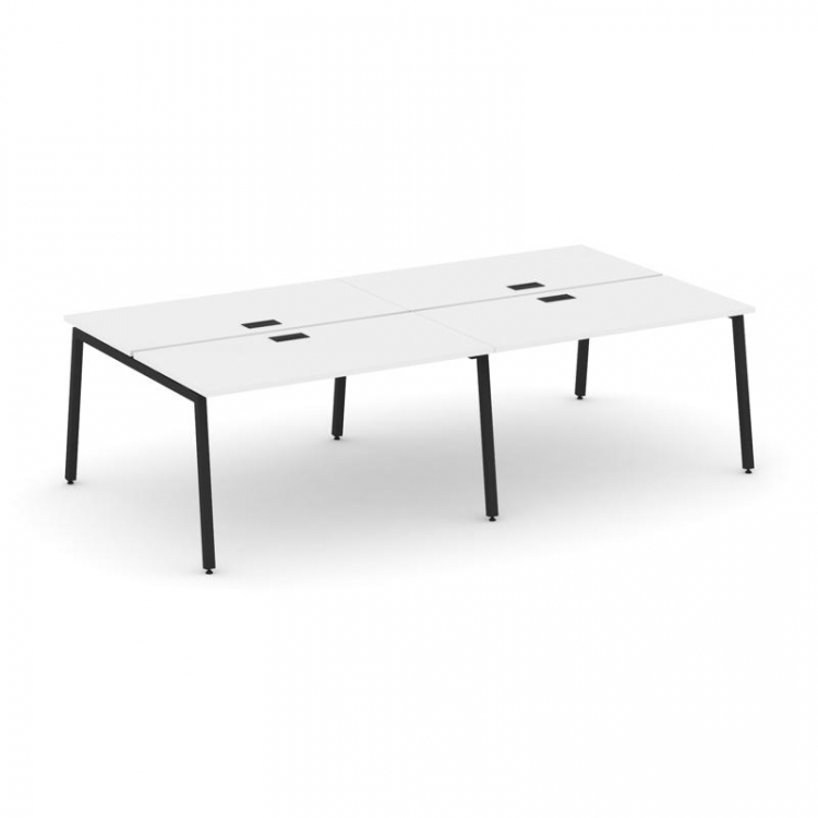 Style Project Рабочая станция 2-х сторон. SN-4A.DRS-044 Белый/Металл Черный 3160*1432*750