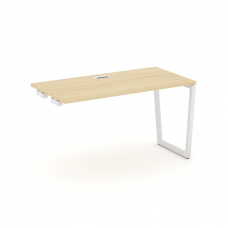 Style Project Стол-приставка к опор. элем. SN-4T2.OPRS-022 Акация Лорка/Металл Белый/Заглушка Пласти