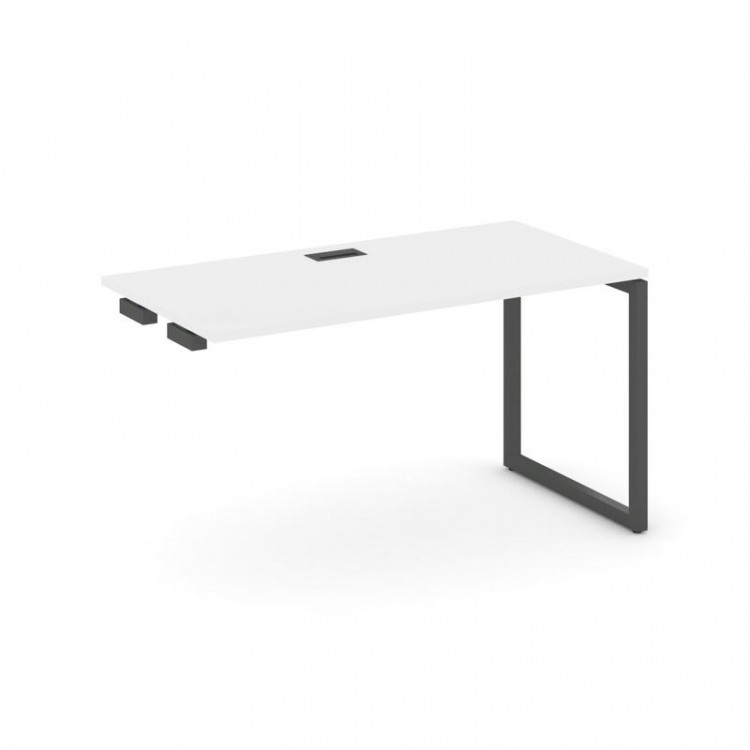 Style Project Стол-приставка к опор. элем. SN-4O.OPRS-003 Белый/Металл Антрацит 1380*600*750