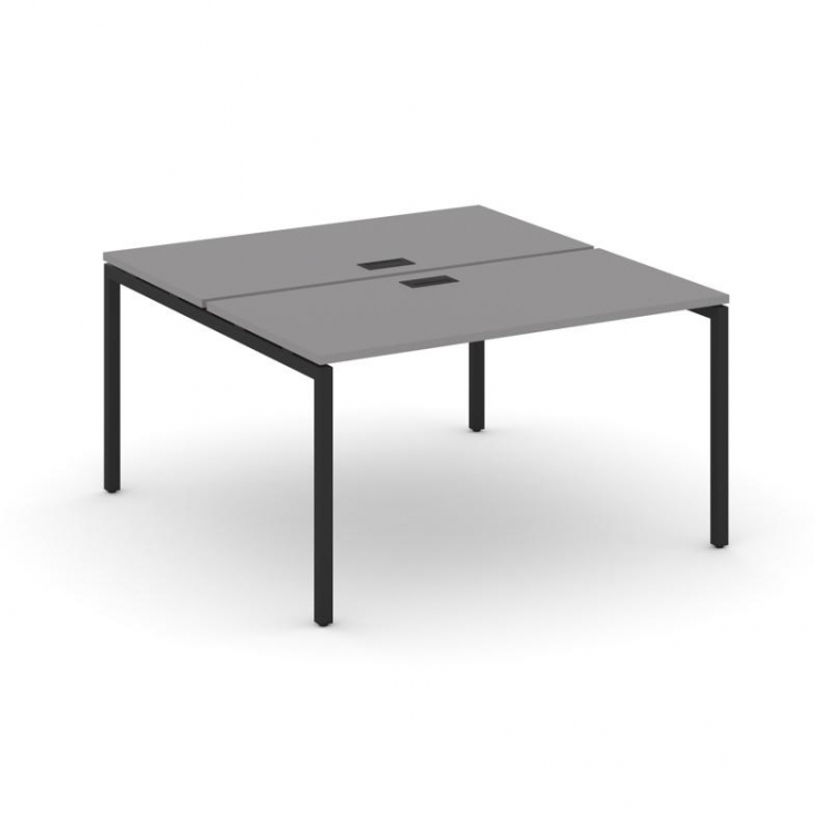 Стайл Проджект Рабочая станция двухсторонняя SN-4P.DRS-022 Серый Пепел/Металл Черный 1180*1632*750