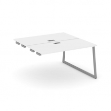 Style Project Стол-приставка к опор. элем. SN-4T1.DPRS-013 Белый/Металл Серый/Заглушка Пластик Сереб