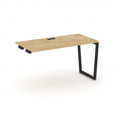 Style Project Стол-приставка к опор. элем. SN-4T2.OPRS-024 Тиквуд Светлый/Металл Черный/Заглушка Пла