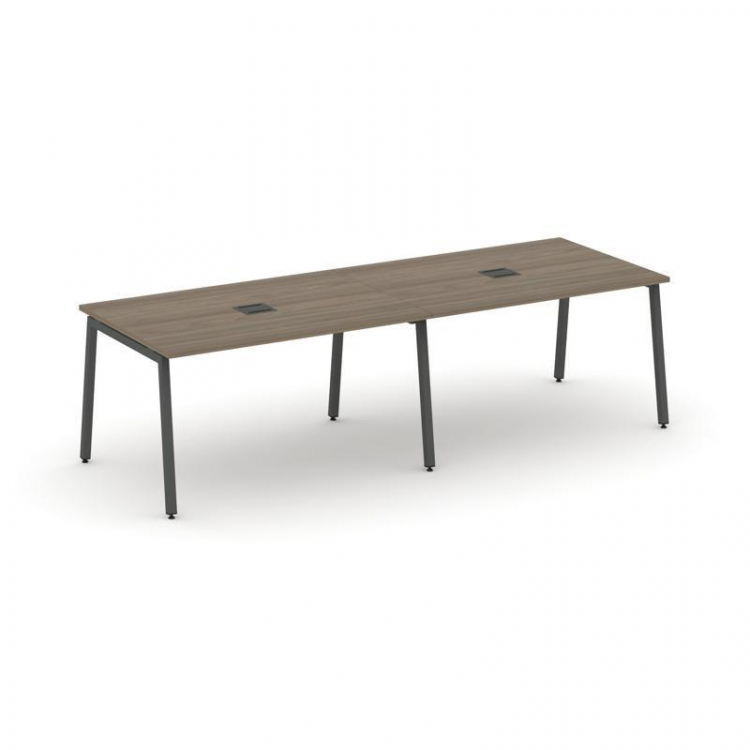 Style Project Стол переговорный SN-4A.SPRG-011 Вяз Благородный/Металл Антрацит 1960*980*750