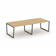 Style Project Стол переговорный SN-4T2.SPRG-042.3 Тиквуд Светлый/Металл Антрацит 2360*1180*750