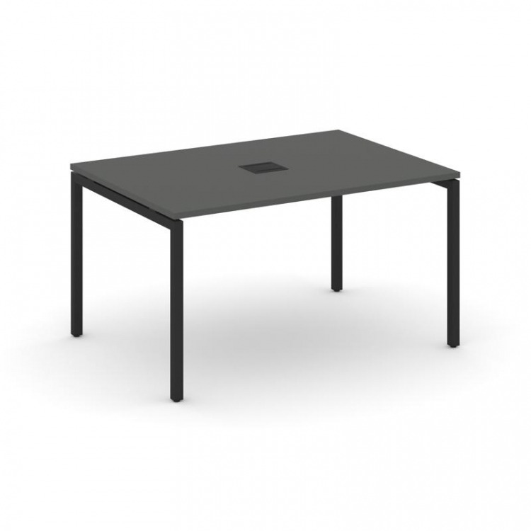 Style Project Стол переговорный SN-4P.SPRG-002 Антрацит/Металл Черный 1180*980*750