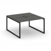 Style Project Рабочая станция 2-х сторон. SN-4O.DRS-002 Антрацит/Металл Черный 1180*1232*750