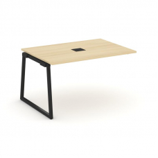 Style Project Проходной наб. элем. перег. стола SN-4T1.NSPRG-001 Акация Лорка/Металл Черный/Заглушка