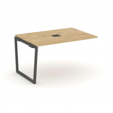 Style Project Проходной наб. элем. перег. стола SN-4T2.NSPRG-003 Тиквуд Светлый/Металл Антрацит/Загл