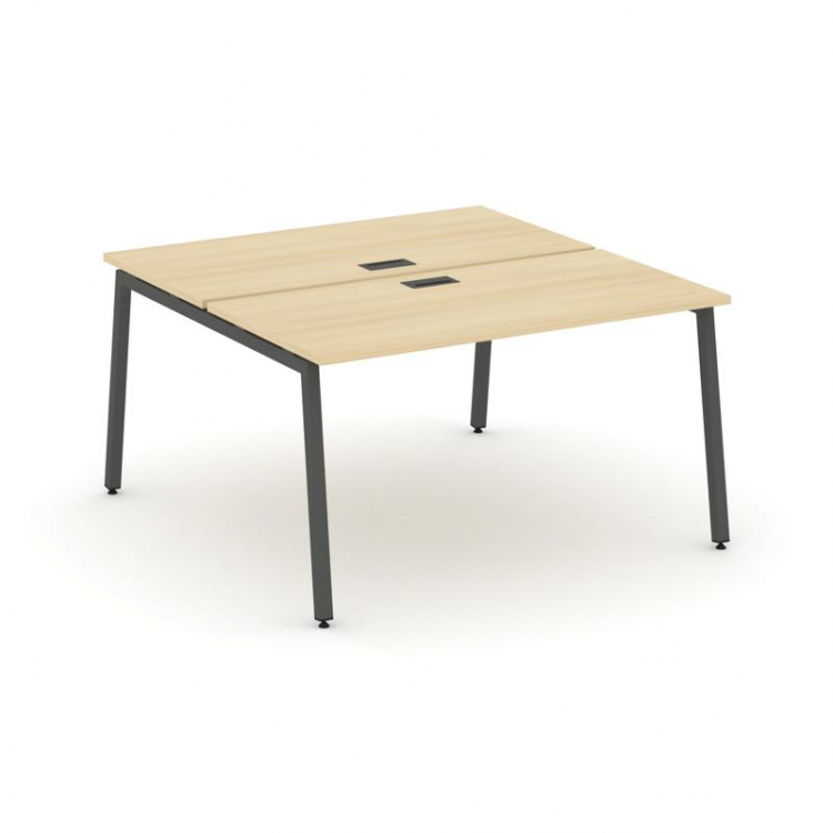 Style Project Рабочая станция 2-х сторон. SN-4A.DRS-023 Акация Лорка/Металл Антрацит 1380*1632*750