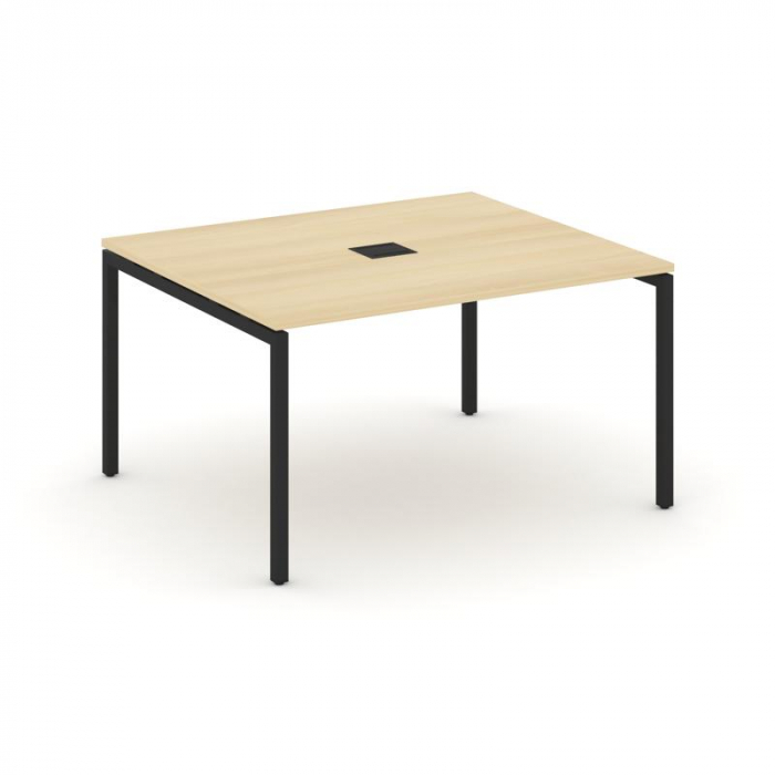 Стайл Проджект Стол переговорный SN-4P.SPRG-034 Акация Лорка/Металл Черный 1580*1180*750