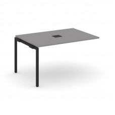 Стайл Проджект Проходной наборный элемент переговорного стола SN-4P.NSPRG-003 Серый Пепел/Металл Чер