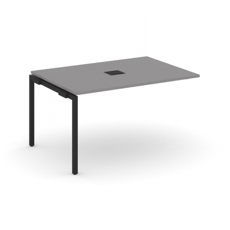 Стайл Проджект Проходной наборный элемент переговорного стола SN-4P.NSPRG-003 Серый Пепел/Металл Чер