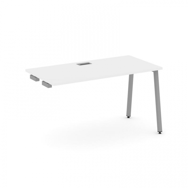 Style Project Стол-приставка к опор. элем. SN-4A.OPRS-021 Белый/Металл Серый 980*800*750