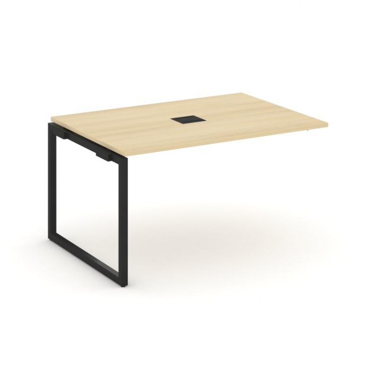 Style Project Проходной наб. элем. перег. стола SN-4O.NSPRG-003 Акация Лорка/Металл Черный 1380*980*