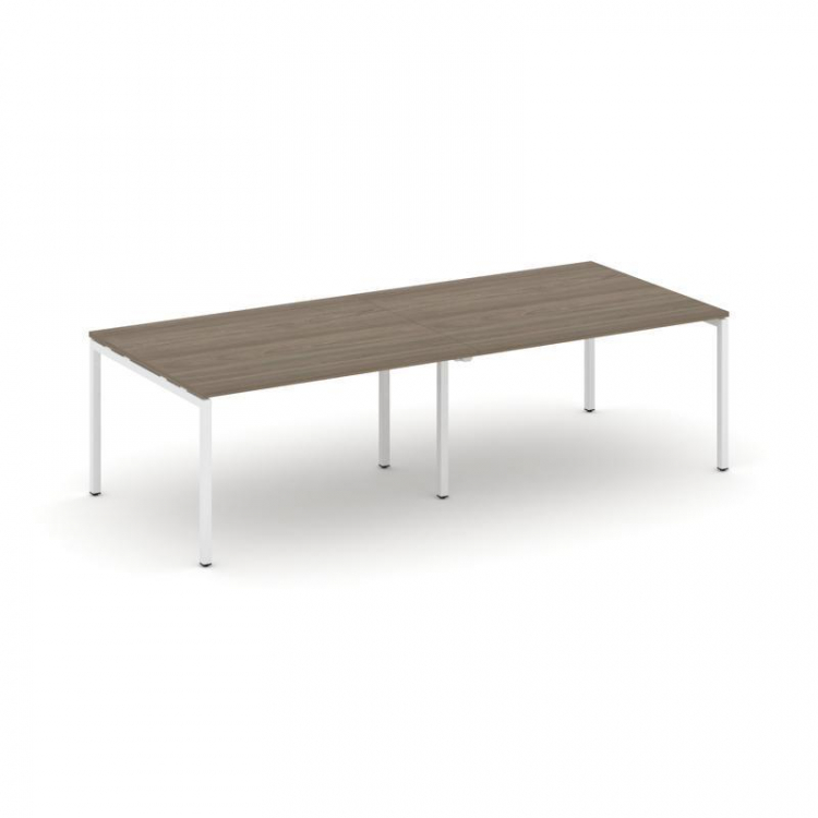 Style Project Стол переговорный SN-4P.SPRG-043.3 Вяз Благородный/Металл Белый 2760*1180*750