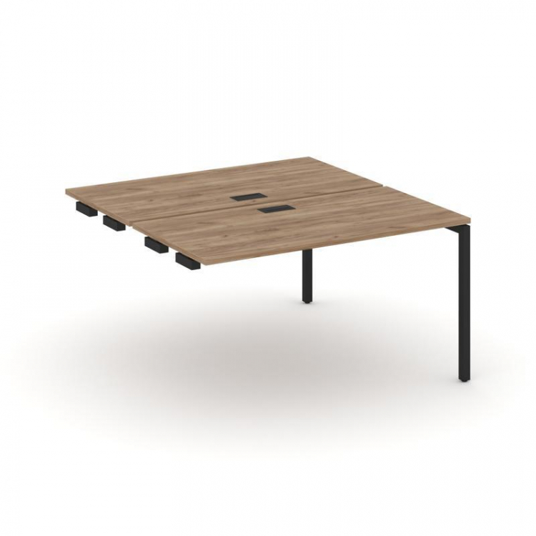 Style Project Стол-приставка к опор. элем. SN-4P.DPRS-002 Дуб Табак/Металл Черный 1180*1232*750