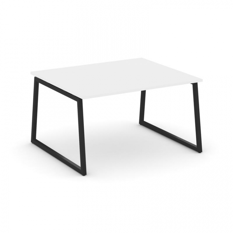 Style Project Стол переговорный SN-4T1.SPRG-033.3 Белый/Металл Черный 1380*1180*750