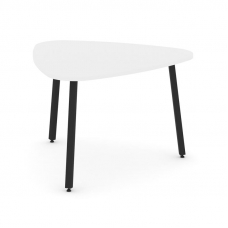 Style Project Стол переговорный SN-4.SPRG-71.3 Белый/Металл Черный 1200*1200*750