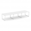 Style Project Стол переговорный SN-4T2.SPRG-053.3 Белый/Металл Белый 4410*1180*750