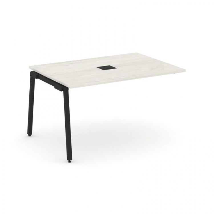 Style Project Проходной наб. элем. перег. стола SN-4A.NSPRG-001 Дуб Наварра/Металл Черный 980*980*75