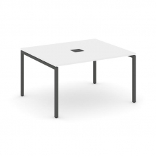 Style Project Стол переговорный SN-4P.SPRG-033 Белый/Металл Антрацит 1380*1180*750