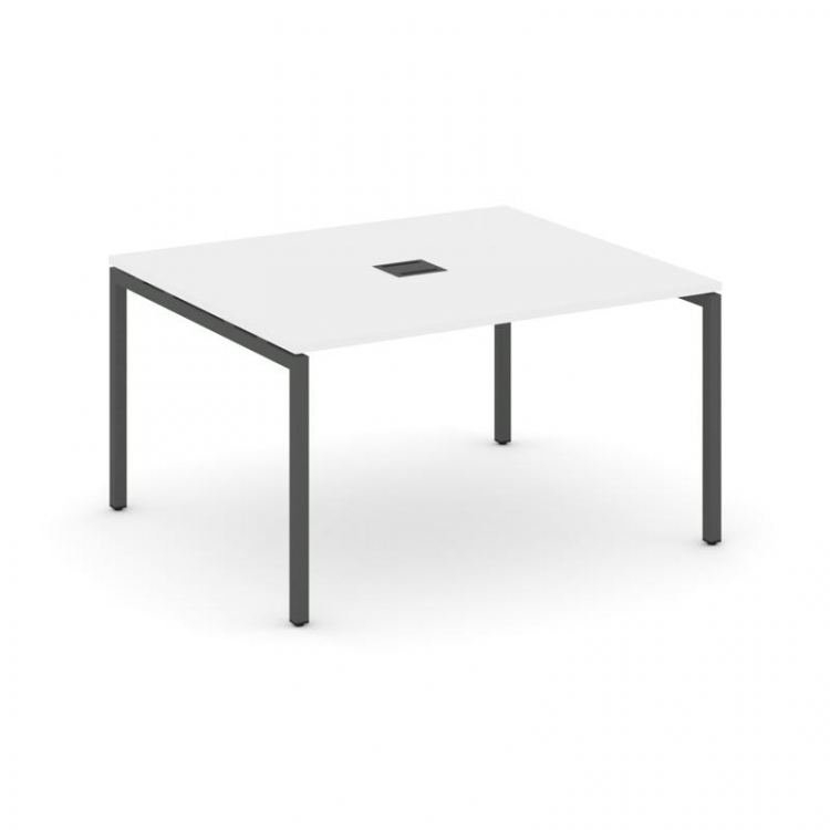 Style Project Стол переговорный SN-4P.SPRG-033 Белый/Металл Антрацит 1380*1180*750