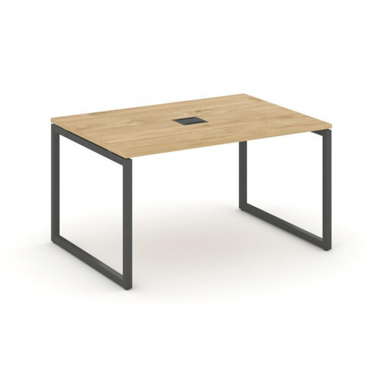 Style Project Стол переговорный SN-4O.SPRG-002 Тиквуд Светлый/Металл Антрацит 1180*980*750