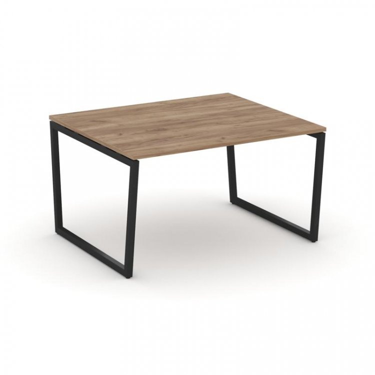 Style Project Стол переговорный SN-4T2.SPRG-033.3 Дуб Табак/Металл Черный 1380*1180*750