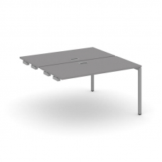 Стайл Проджект Стол приставка к опорным элементам SN-4P.DPRS-013 Серый Пепел/Металл Серый 1380*1432*