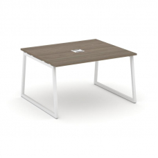 Style Project Стол переговорный SN-4T1.SPRG-032 Вяз Благородный/Металл Белый/Заглушка Металл Белый 1