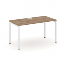 Style Project Стол письменный SN-4P.SP-004 Дуб Табак/Металл Белый 1580*600*750