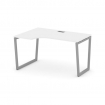 Style Project Стол рабочий эргоном. SN-4T2.SPA-012(L) Белый/Металл Серый/Заглушка Пластик Серебро 15
