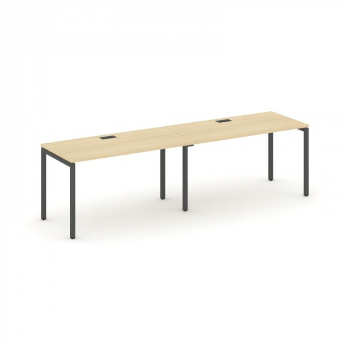 Style Project Рабочая станция 1 сторон. SN-4P.ORS-001 Акация Лорка/Металл Антрацит 1960*600*750