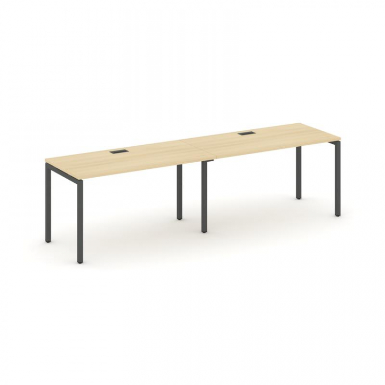 Style Project Рабочая станция 1 сторон. SN-4P.ORS-022 Акация Лорка/Металл Антрацит 2360*800*750