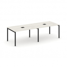 Style Project Стол переговорный SN-4P.SPRG-014 Дуб Наварра/Металл Черный 3160*980*750